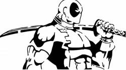 Deadpool stencil 7
