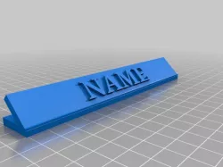 Desk Nameplate