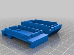 DIN Hutschienengehäuse LM2596 DC-DC HW-411, DIN Rail Mount LM2596 DC-DC HW-411