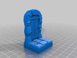 DnD Dungeon Wooden Door