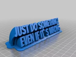 Do Something Name Plate