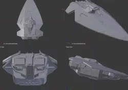 Elite Dangerous, Low Poly Anaconda