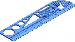 Engineering Stencil Ruler