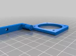 Fan cover with hinge.