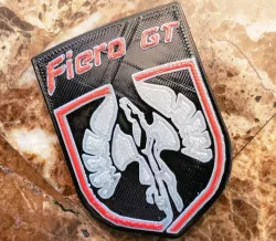 Fiero GT front fascia badge (OE-style)