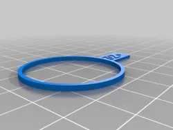 Finger Gauge Baguier metric diameter from 14mm to 32mm