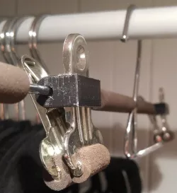Fix your clothes hangers clips! 