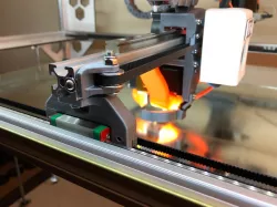 Folgertech FT-5/FT-6 Y-axis carriage mounts and belt tensioner