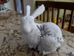 Gear Bunny - Rotating Geared Easter Bunny