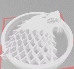 GOT Stark wolf