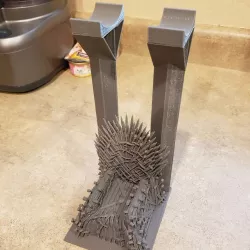 Head Phone stand for the Iron Throne 