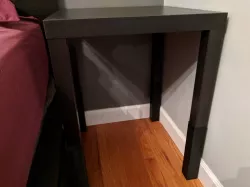 Lack (IKEA) Table Leg Extension - Nightstand Height