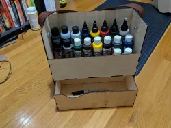 Laser Cut Paint Caddy