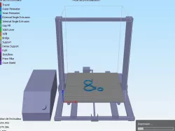 model plateforme sous simplify 3D
