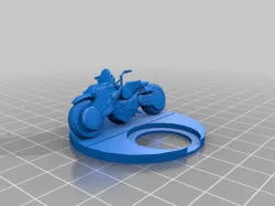 Motorcycle For Infinity the Game - 28mm