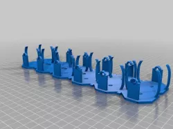 My Customized Parametric Battery Clip for 20650 cells
