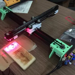 Portable frame for laser and drawing machine using aluminium 2020-2040