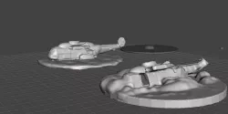 Robotech UN Forces World War III Global Civil War Sea Sergeant (Night Raven) Crashed Objective Marker