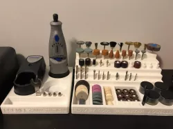 Rotary Tool Station and Organizer for Dremel 7300