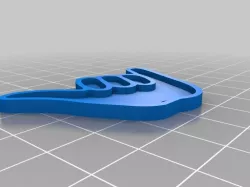 Shaka Hand Keychain