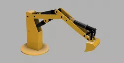 Syringe Excavator Hydraulic/Pneumatic Robotic