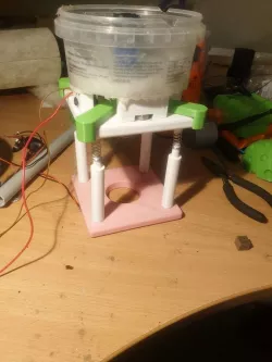 Vibration tumbler - Vibratory tumbler machine frame(needs non-printed parts)