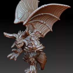 Winged demon