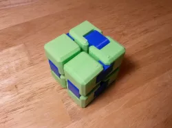 Yet Another Fidget Cube - Assembled with 1.75mm filament as hinge pins