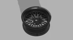 1/10 scale rim with deep offset