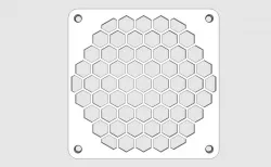 120 mm Hexagonal Fan Grill