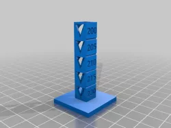 3D_Solutech_Clear_PETG_Temp_Tower 220-200