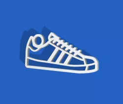 Adidas Super Star Keychain