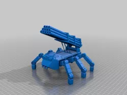Ant Missile/Rocket support 6 legged  Walker for 28mm wargamming