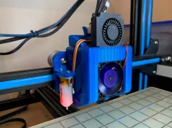 BL Touch Mount for Luckyman CR10 / Ender Blower