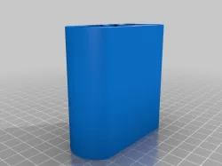 Box for 3 hunting arrow blades with a elastic lid made from Ninja flex
