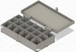 Box for screws or other small parts