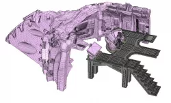 Bridge for Crashed Gothic Ship
