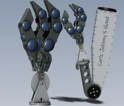 Carlz Short Circuit Johnny 5 Hand