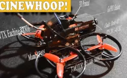Cinewhoop Et125 2.5/2.8 inch prop for Gopro or Caddx Turtle
