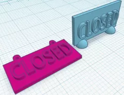 Closed Sign (H)