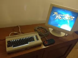 Commodore C64 with Pandora installed inside