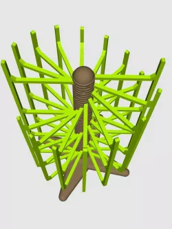 Crazy Twisted Dice Tower V6.2 Dual Path (0% support required)