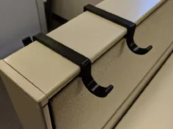 Cubicle Hook - Single/Double - R1