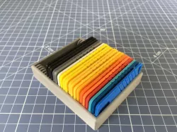 Customizable Tray for Filament Sample Cards (or anything!)