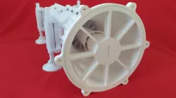Dual stage axial fan