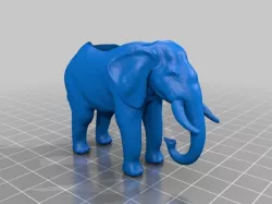 Elephant flowerpot