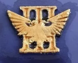 Emperors children III with palatine quila overlay 3rd legion symbol.