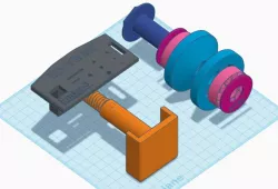Ender 3 Spool and Tool Mod