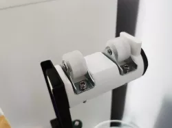 Ender 3 spool holder with caster wheels