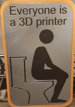 Everyone is a 3D printer Sign MMU